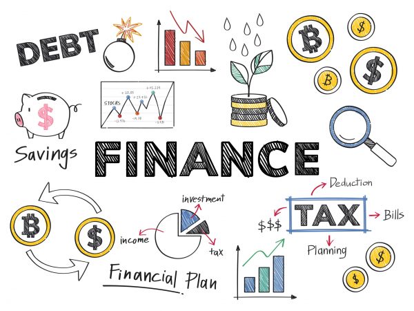 Finance and financial performance concept illustration